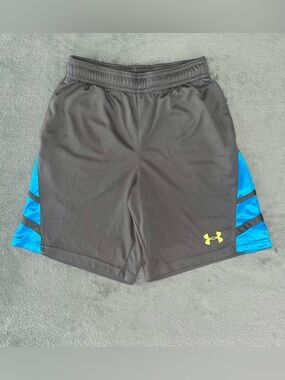 Men’s Under Armour shorts Grey/Teal-Blue/Green Athletic Size Medium
